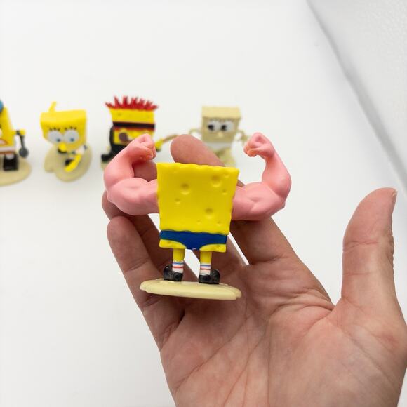 Lot of 6 SpongeBob SquarePants Mini Figures by Just Play LLC Stephen Hillenburg - Picture 3 of 16